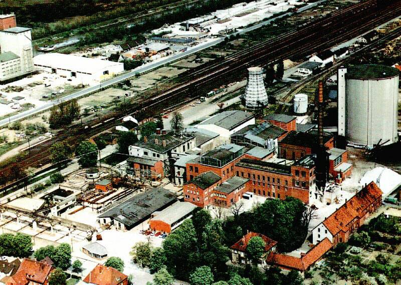 Zuckerfabrik Fallersleben vor dem Abriss whrend der Gefhrdungsabschtzung (durch unser Bro)